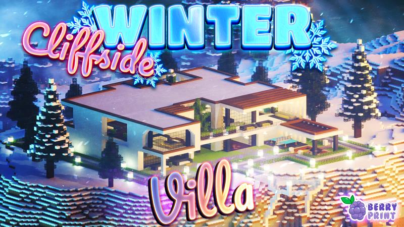 Winter Cliffside Villa Key Art