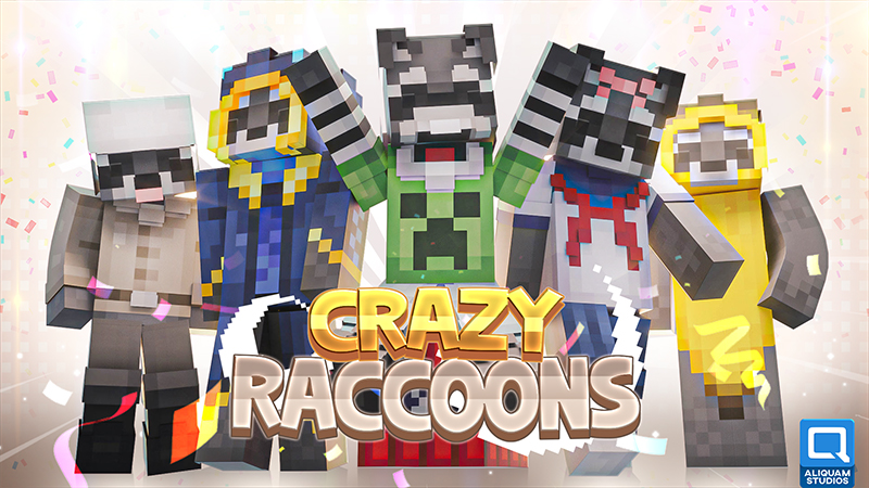 Crazy Raccoons Key Art