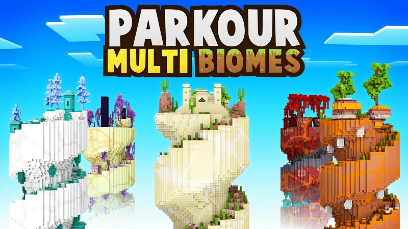 Parkour: Multi Biomes on the Minecraft Marketplace by Street Studios