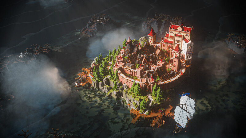 Medieval Island Kingdom on the Minecraft Marketplace by CrackedCubes