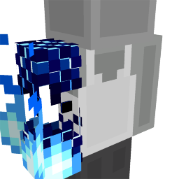 Cyan Pixeled Arms