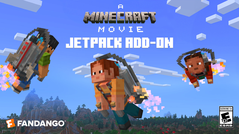 A Minecraft Movie: Jetpack Key Art