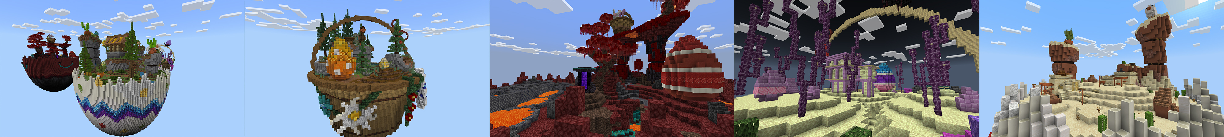 Easter Skyblock Panorama