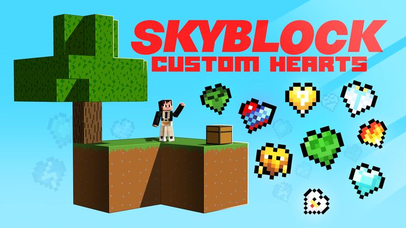 Skyblock Custom Hearts Key Art