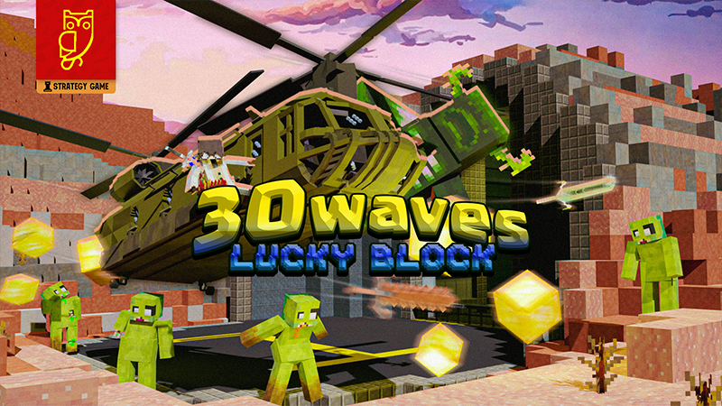 30 Waves Lucky Blocks Key Art