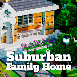 Suburban Family Home Pack Icon