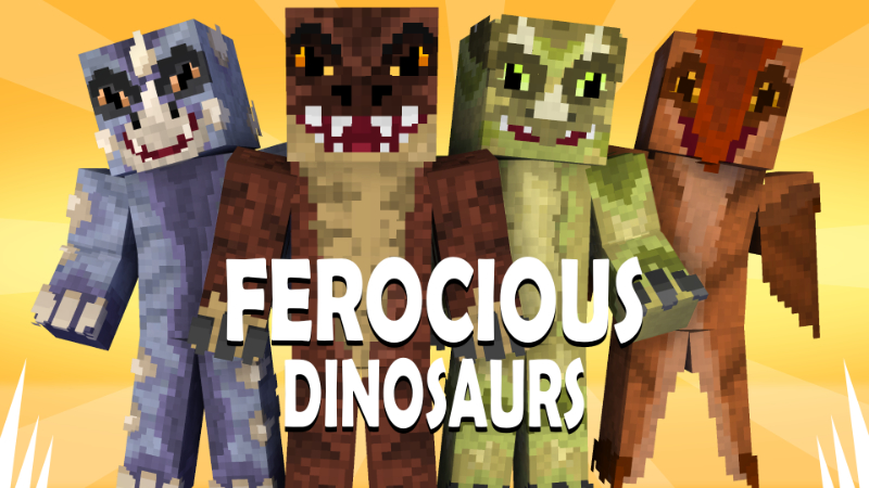 Ferocious Dinosaurs Key Art