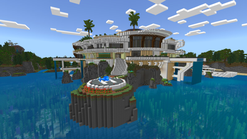 Oceanic Modern Mansion Oceanic Modern Mansion by CrackedCubes