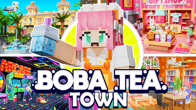 Boba Tea Town Key Art