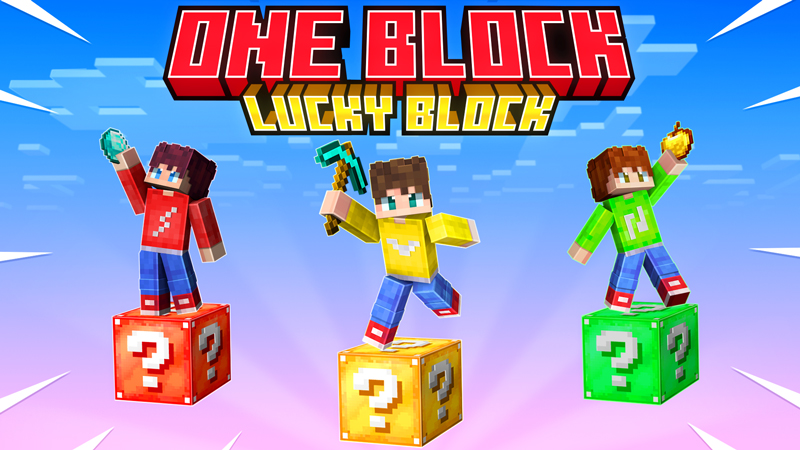 One Block Lucky Block Key Art