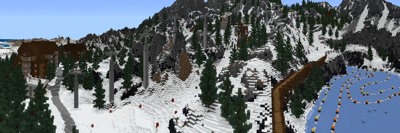 Lucky Blocks: Winter Panorama