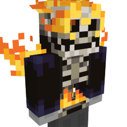 Fire Skeleton Outfit