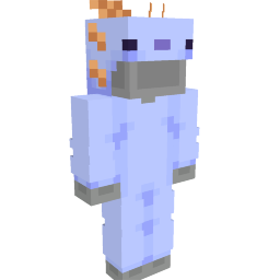 Blue Axolotl Pajamas on the Minecraft Marketplace by Asiago Bagels