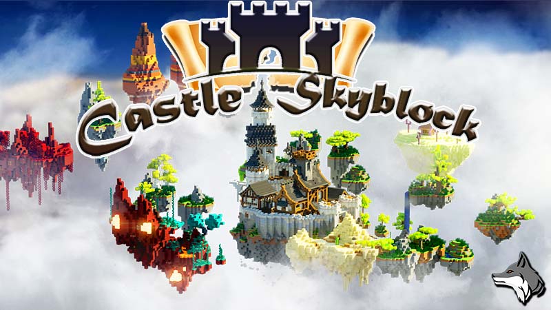 Castle Skyblock Key Art