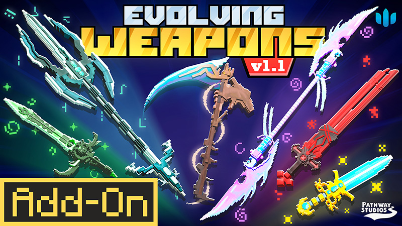 Evolving Weapons Add-On 1.1 on the Minecraft Marketplace by Pathway Studios