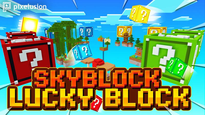 Skyblock Lucky Block Key Art