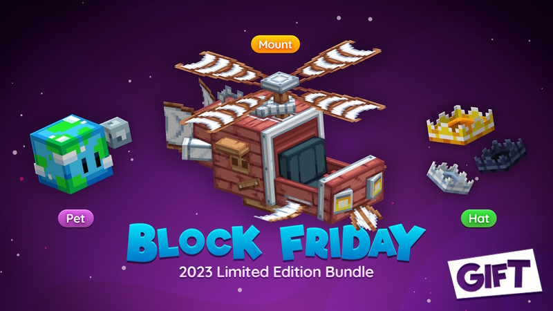 Block Friday 2023 Bundle Gift Key Art