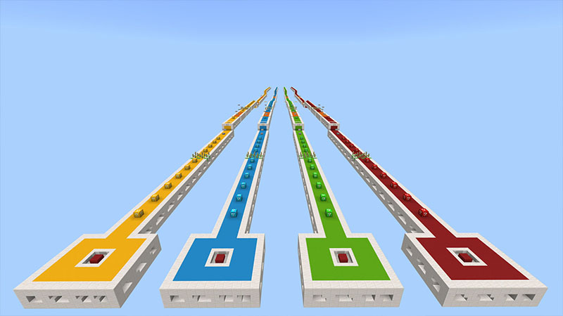 Lucky Block Race 1.12 Minecraft Map