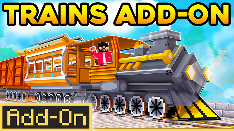 TRAINS Add-On on the Minecraft Marketplace by Pickaxe Studios