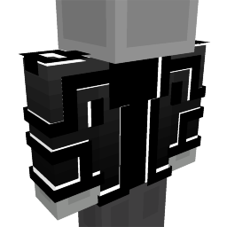 Black and White Top - Cyber Gradient on the Minecraft Marketplace by Antares