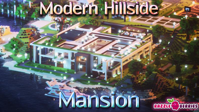 Modern Hillside Mansion Key Art