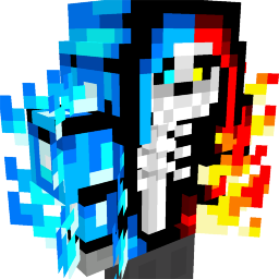 Fire vs Ice Skeleton