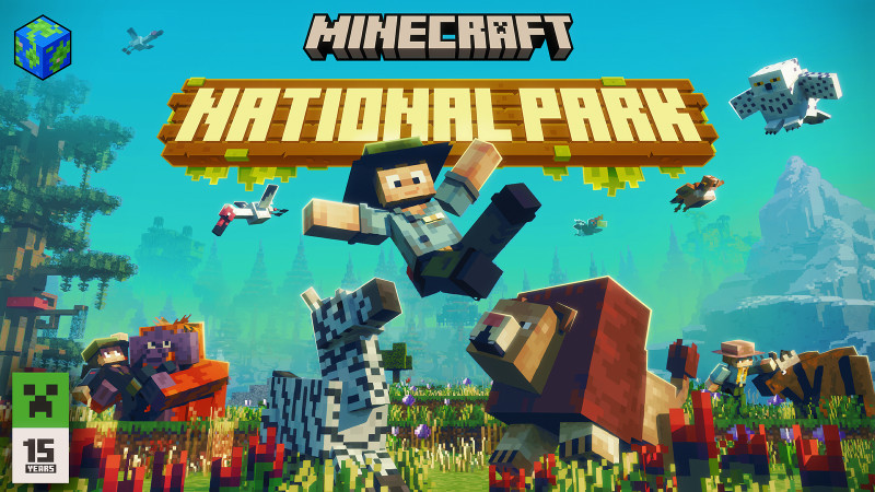 Minecraft National Park Key Art