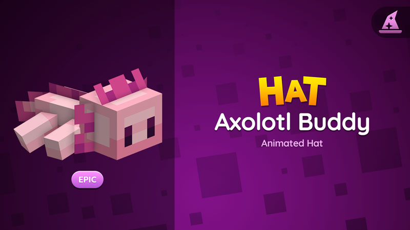 Axolotl Buddy Hat Key Art