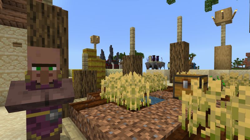 OP Villagers Sky Islands Screenshot #5