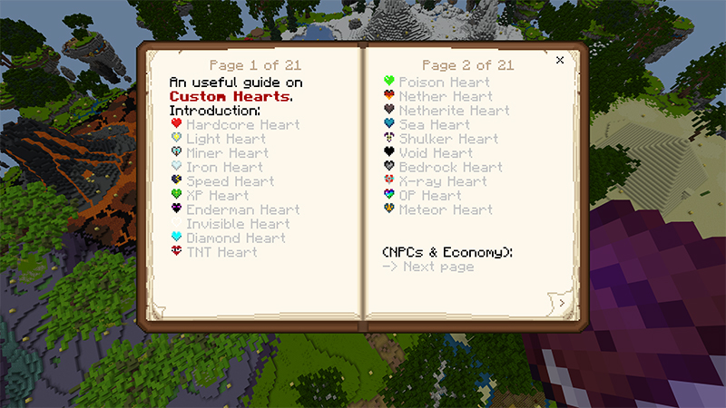 Lucky Skyblock + Custom Hearts Screenshot #2