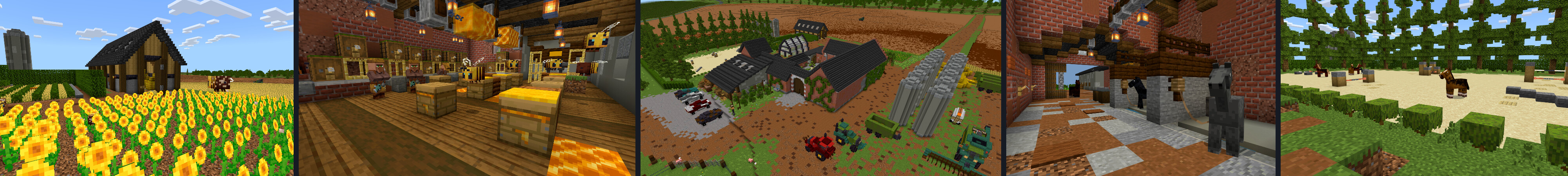 Realistic Farm Panorama