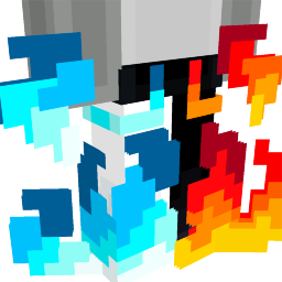 Dual White Flame Demon Knight Trousers