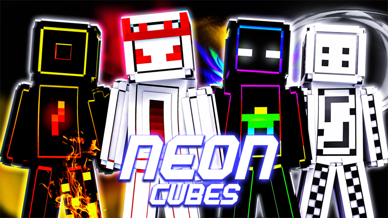 Neon Cubes on the Minecraft Marketplace by big-dye-gaming