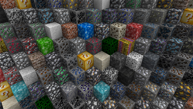 100 + Ores by MobBlocks