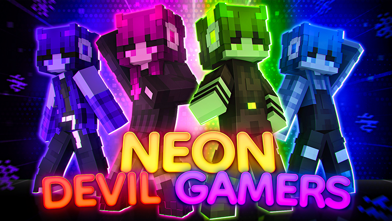 Neon Devil Gamers Key Art