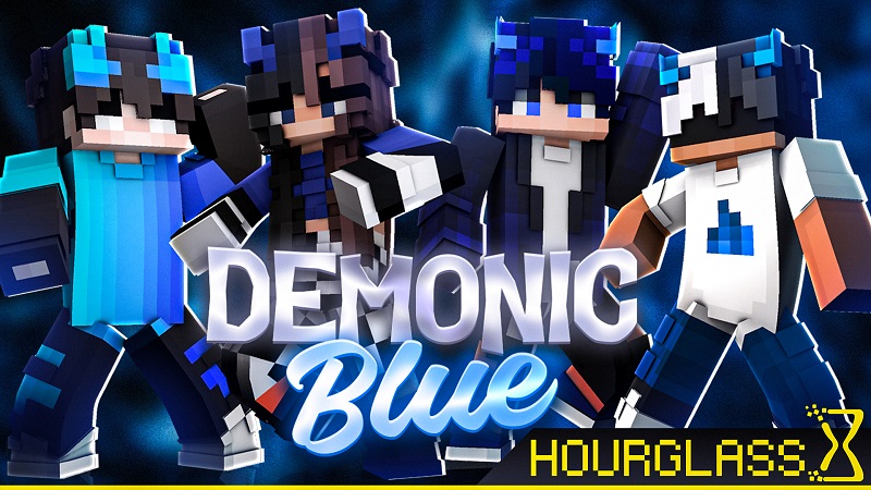 Demonic Blue Key Art