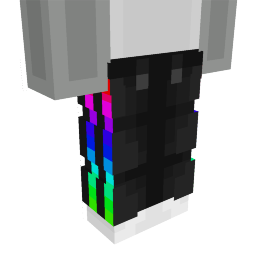 Rainbow Black Joggers