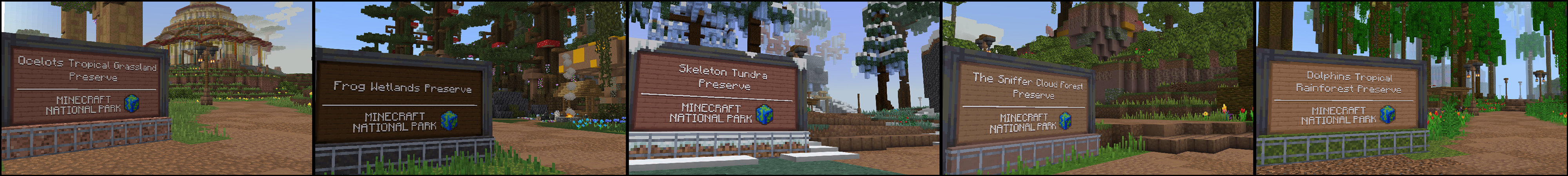 Minecraft National Park Panorama