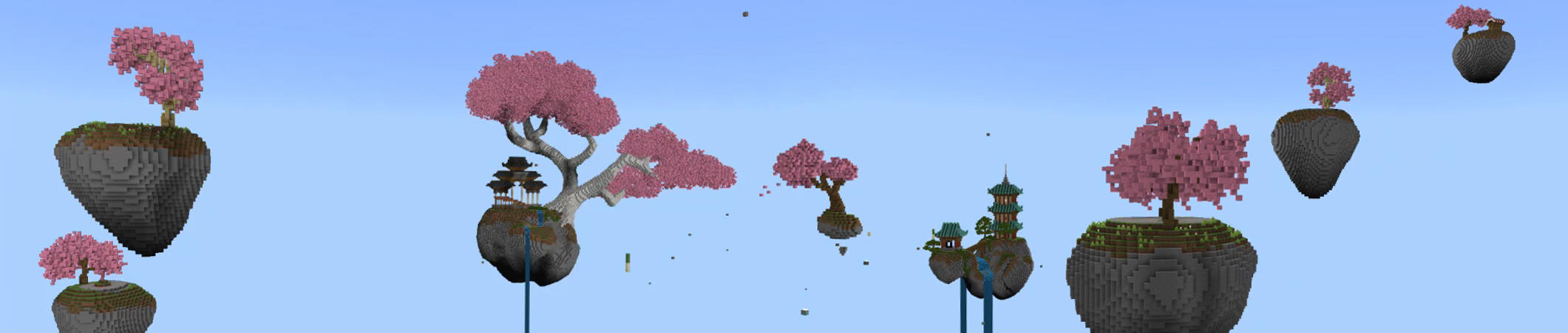 Skyblock Sakura Panorama