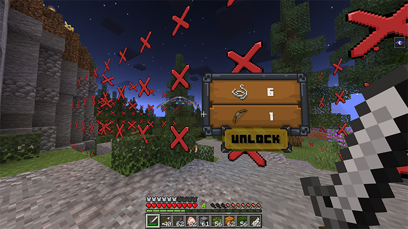 SURVIVAL BUT CHUNKS ARE LOCKED Screenshot #1