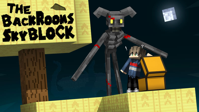 The Backrooms Skyblock Key Art