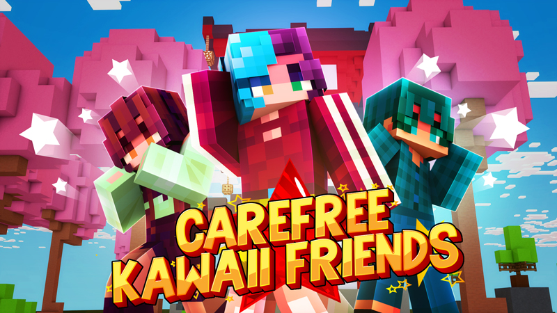 Carefree Kawaii Friends Key Art