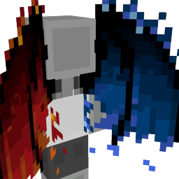 Red & Blue Fire Wings Key Art
