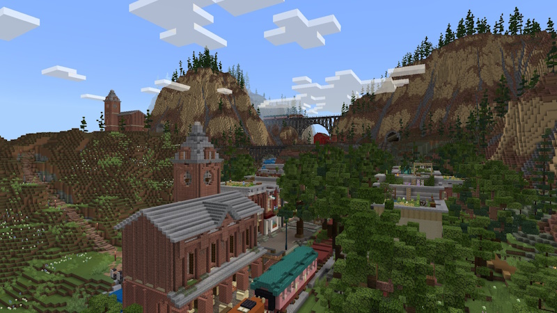 Small Train Village by Lothiredon