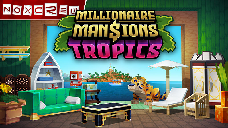 Millionaire Mansions: Tropics Key Art