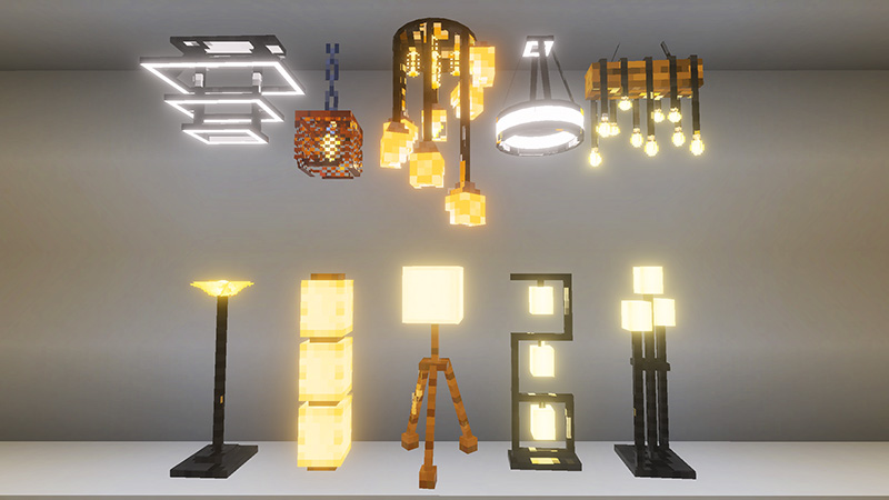 Lights and Lamps Vibrant & Redstone Update Add-On by KA Studios
