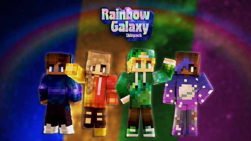 Rainbow Galaxy Skin Pack Key Art