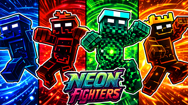 Neon Fighters on the Minecraft Marketplace by PixelOneUp