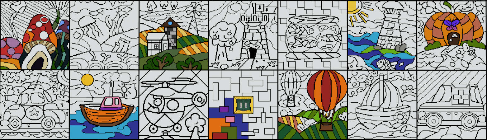 Coloring Artist Panorama