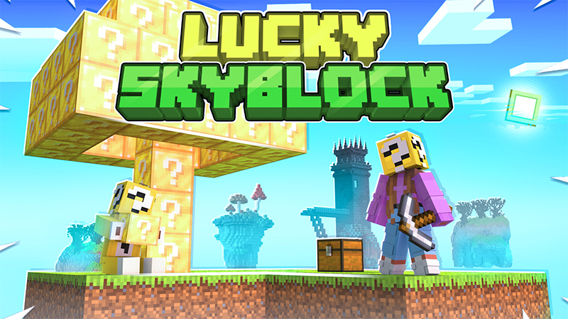 Lucky Skyblock Key Art